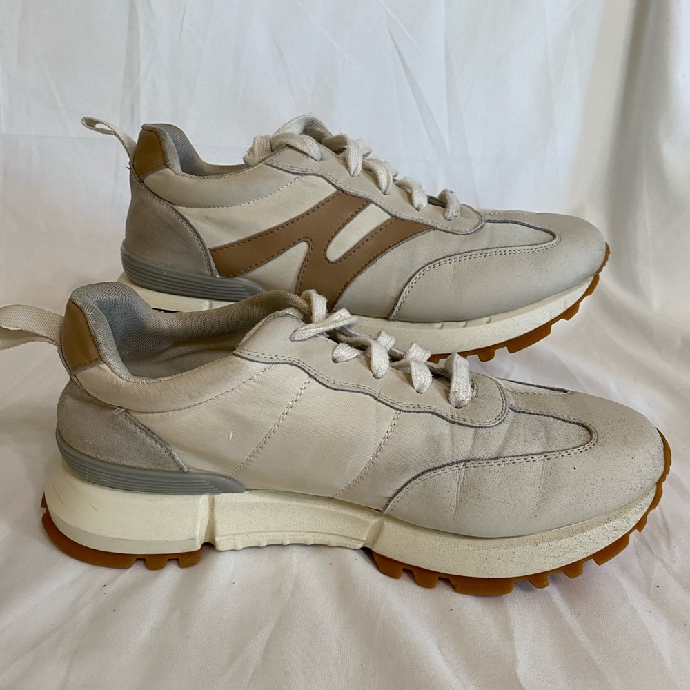 somiliss Women's Genuine Leather Suede Patchwork Sneakers, Size 10/EU 41 - Picture 3 of 15
